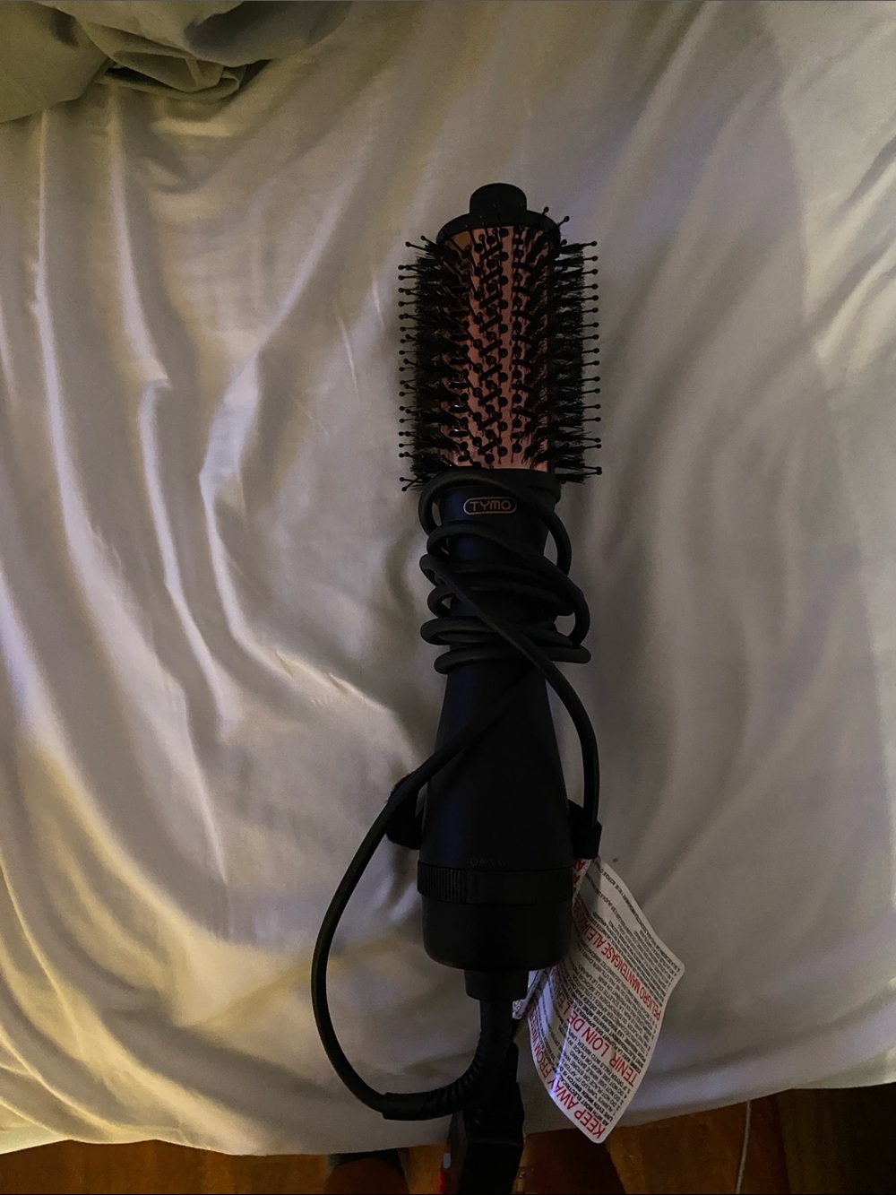 Black and Rose Gold Hot Air Styling Brush - Smooth Finish infered